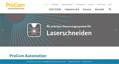 Desktop Screenshot of procom-automation.de