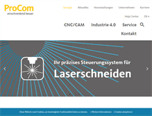 Tablet Screenshot of procom-automation.de